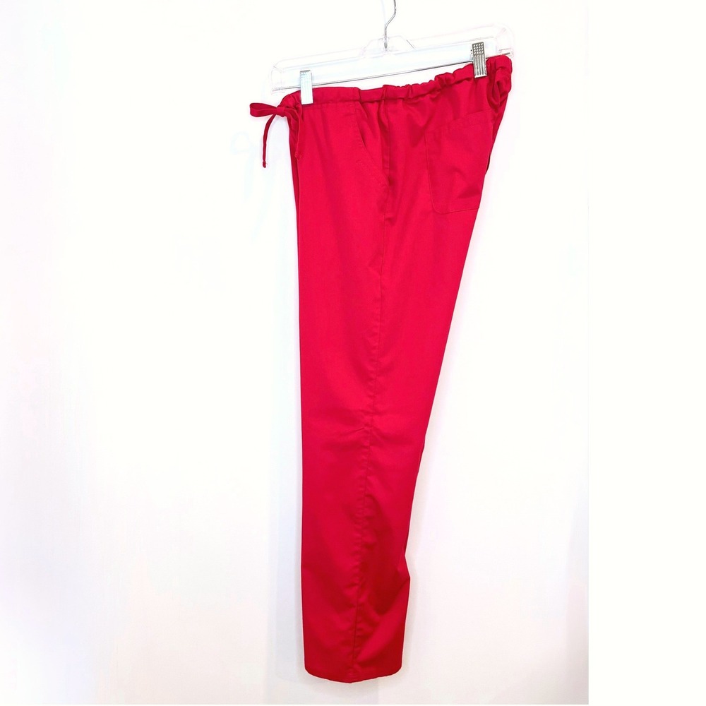 Women's Red Cherokee Scrub Pants Style 1841 - Matching top available Size XS - Picture 4 of 14